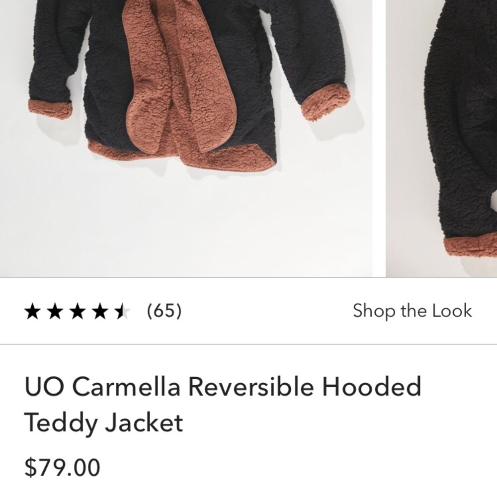 Urban Outfitters Carmella Reversible Hooded Teddy - image 8